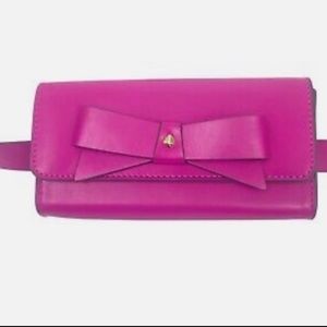 Kate Spade Bow Belt Bag  Fuchsia NEW